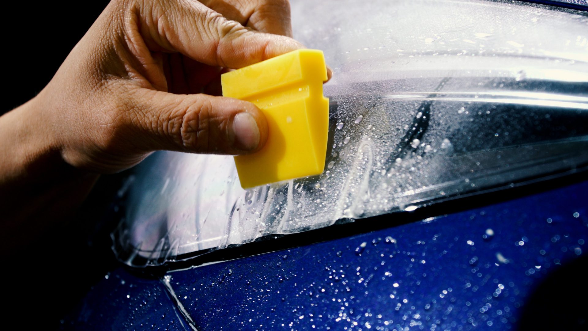 installing headlight ppf