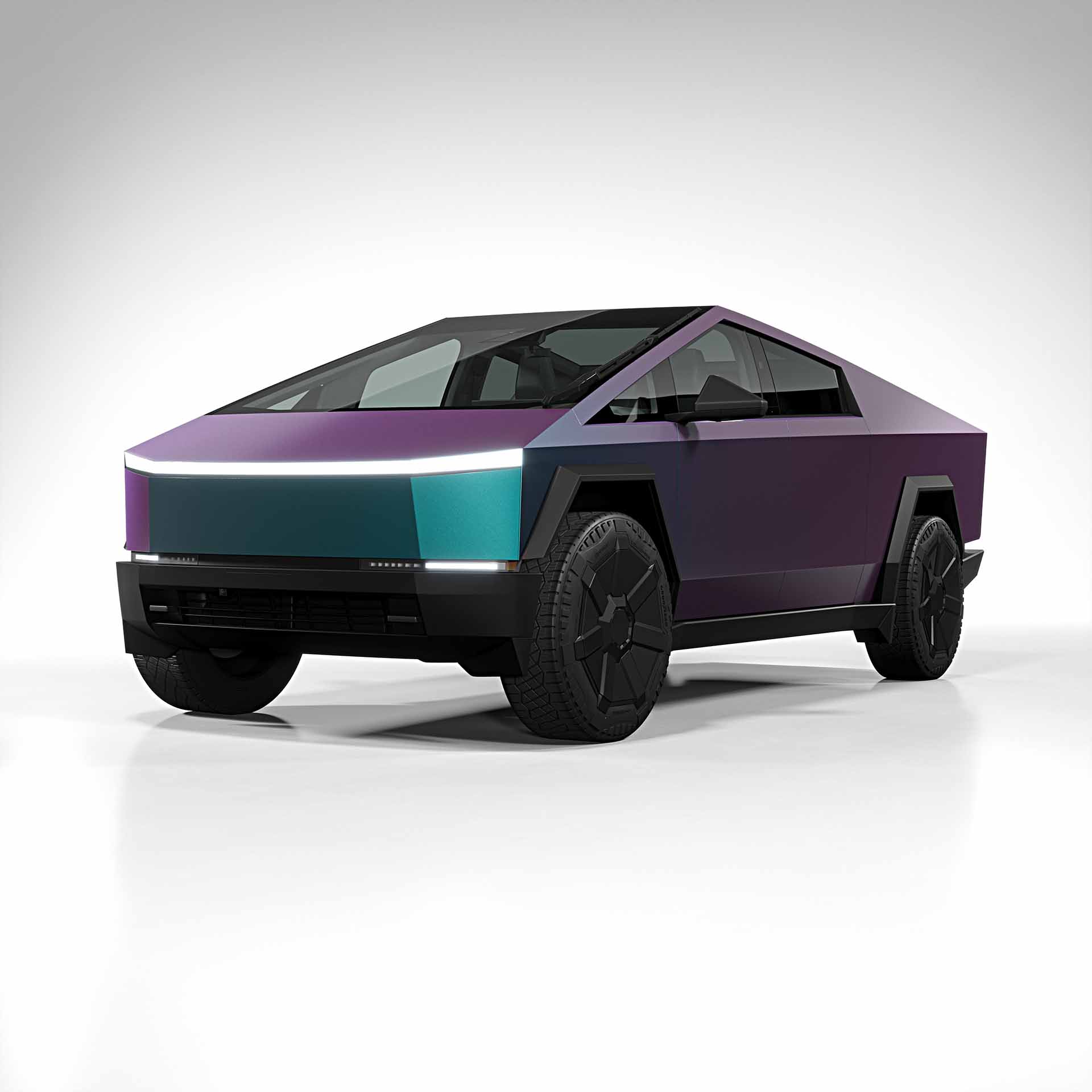 2025 Tesla Cybertruck colorflow satin lightning ridge 0001