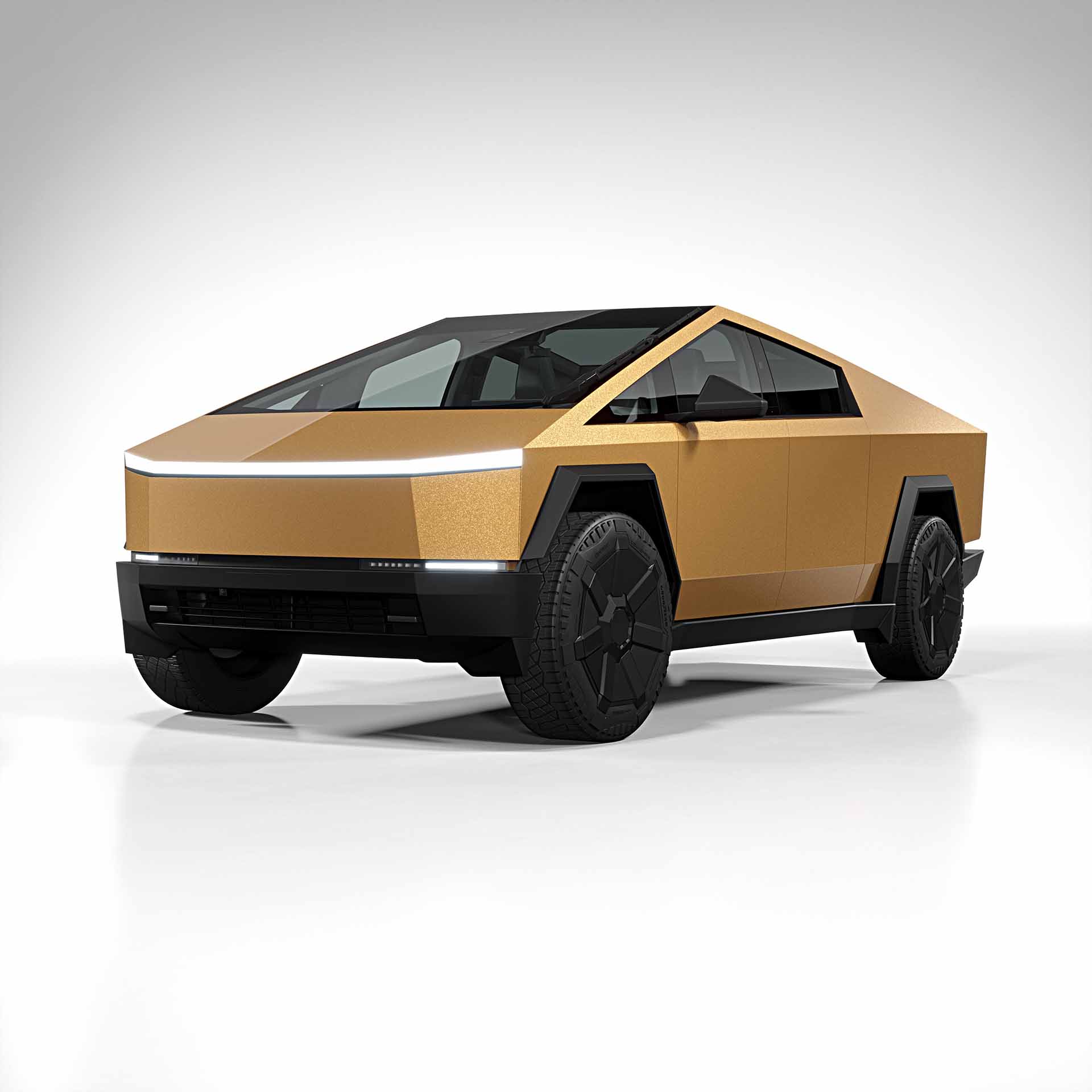 2025 Tesla Cybertruck diamond amber 0001