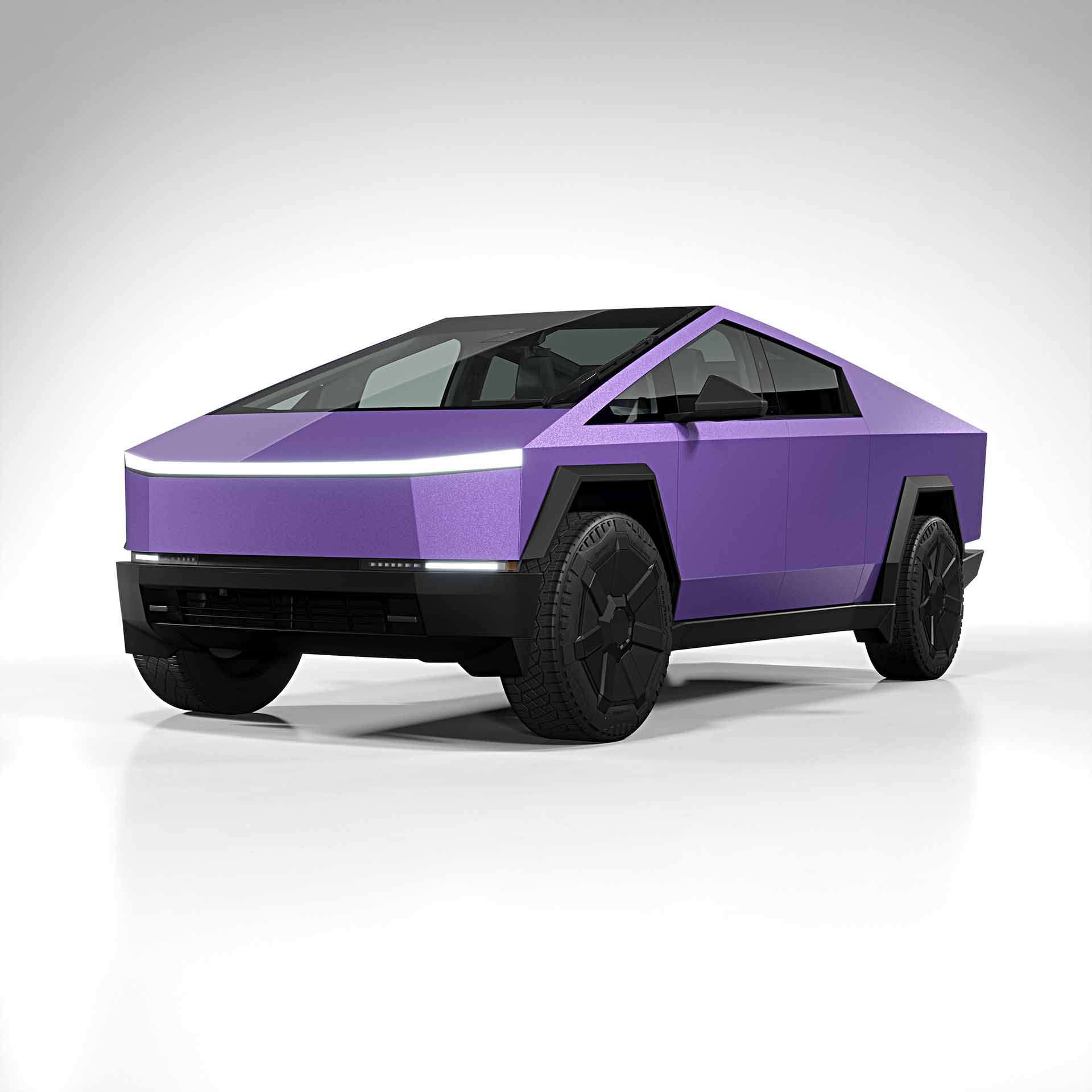 2025 Tesla Cybertruck diamond purple 0001
