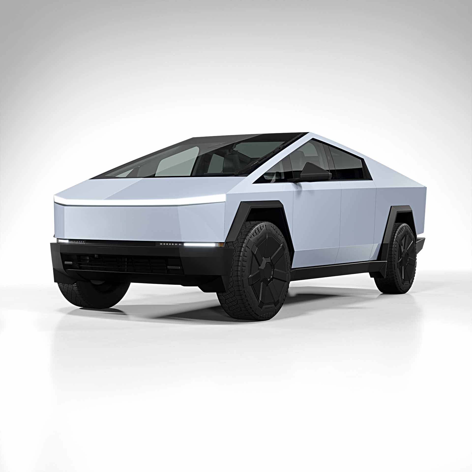 2025 Tesla Cybertruck gloss cloudly blue 0001