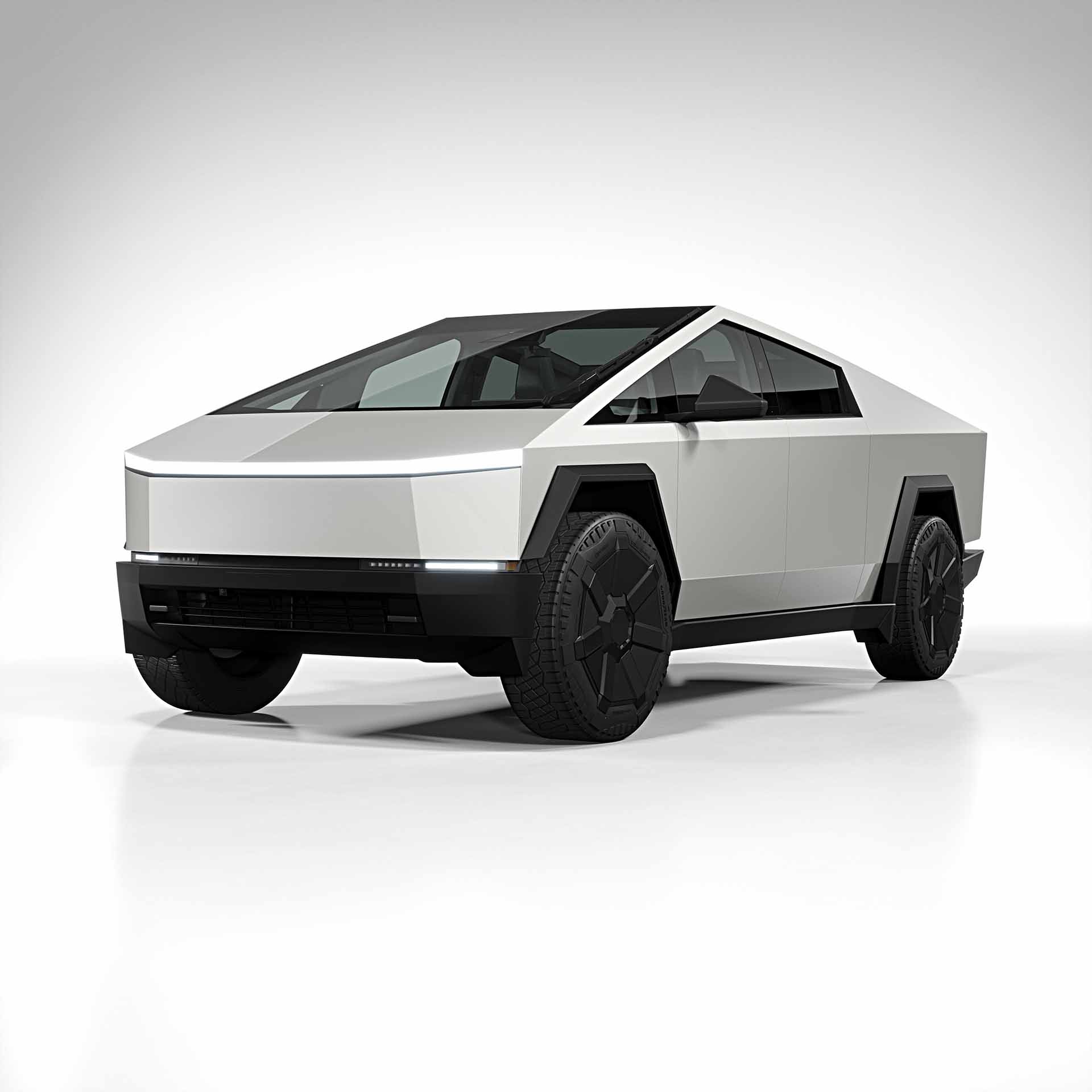 2025 Tesla Cybertruck gloss misty grey 0001