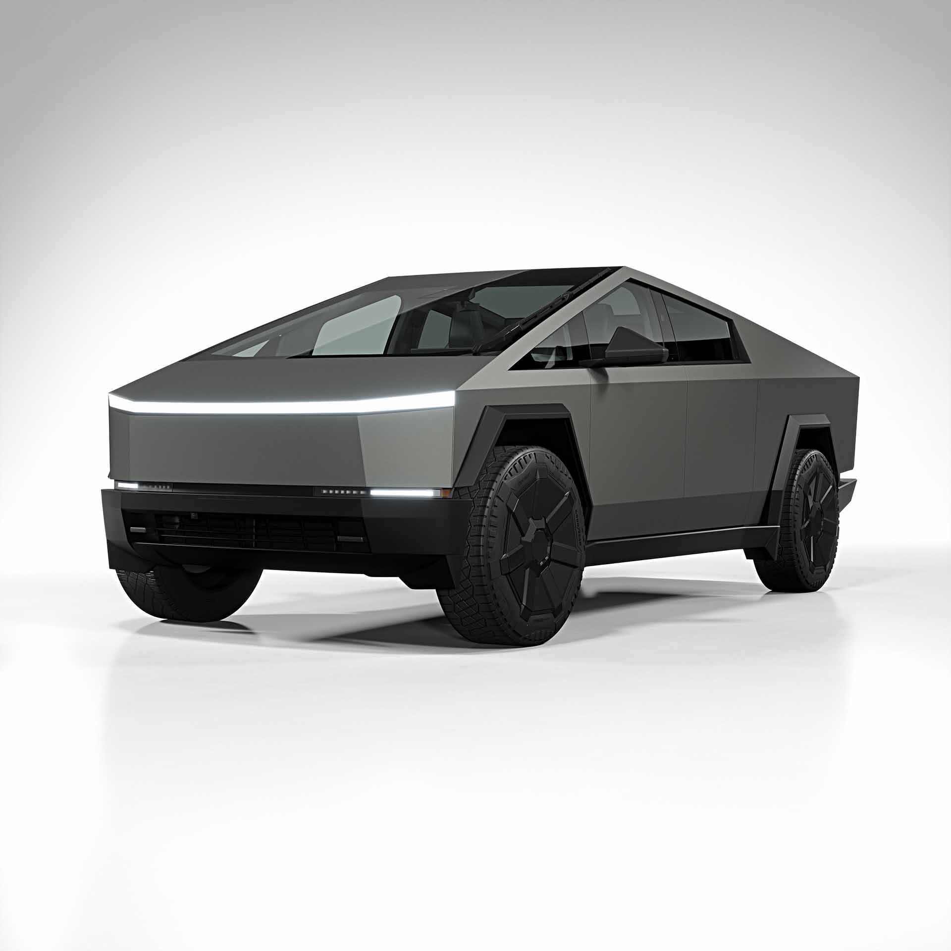 2025 Tesla Cybertruck matte metallic anthracite 0001