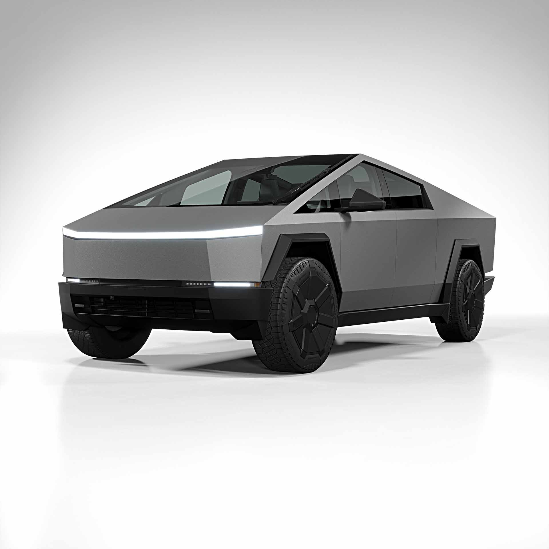 2025 Tesla Cybertruck rugged bedrock grey 0001