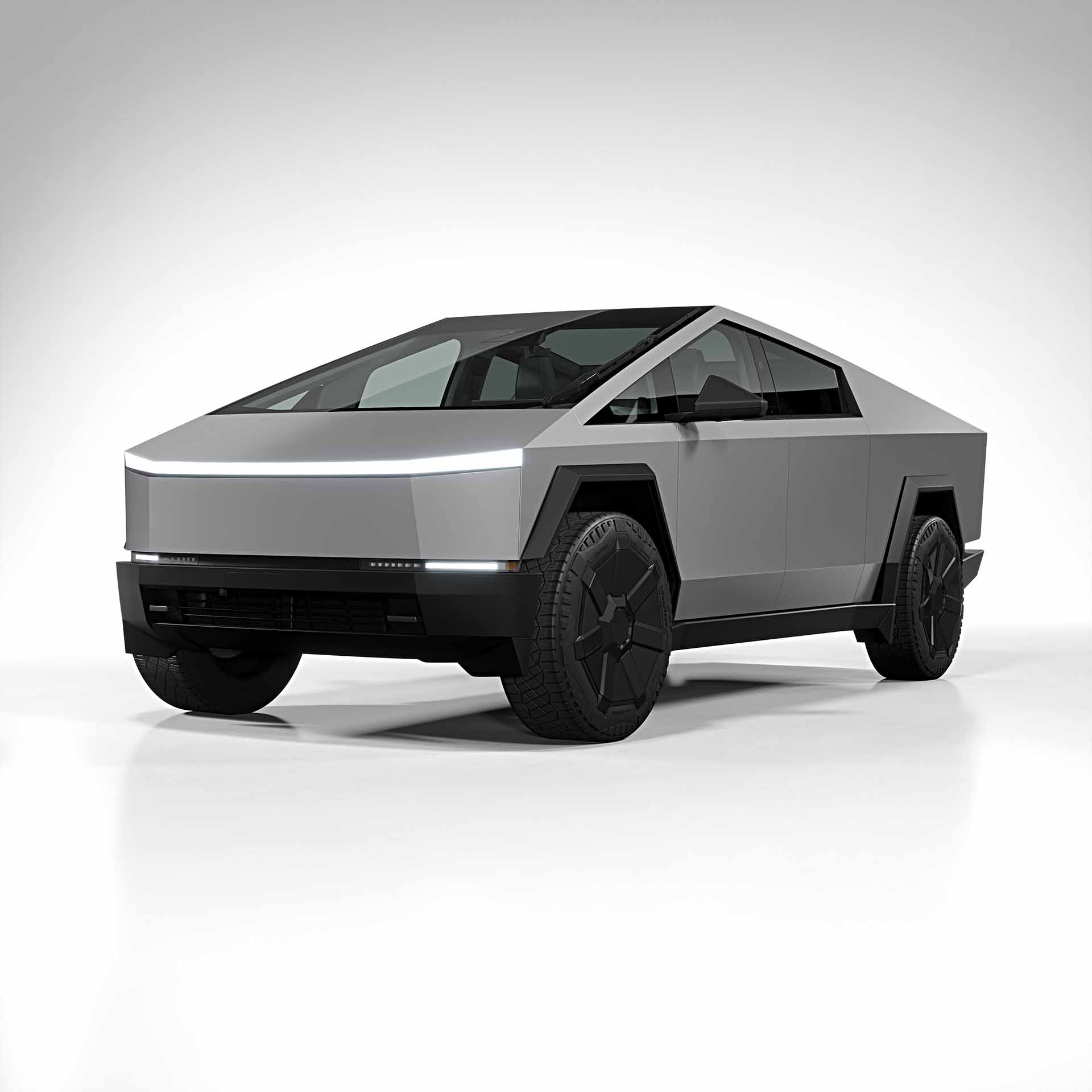 2025 Tesla Cybertruck satin grey 0001
