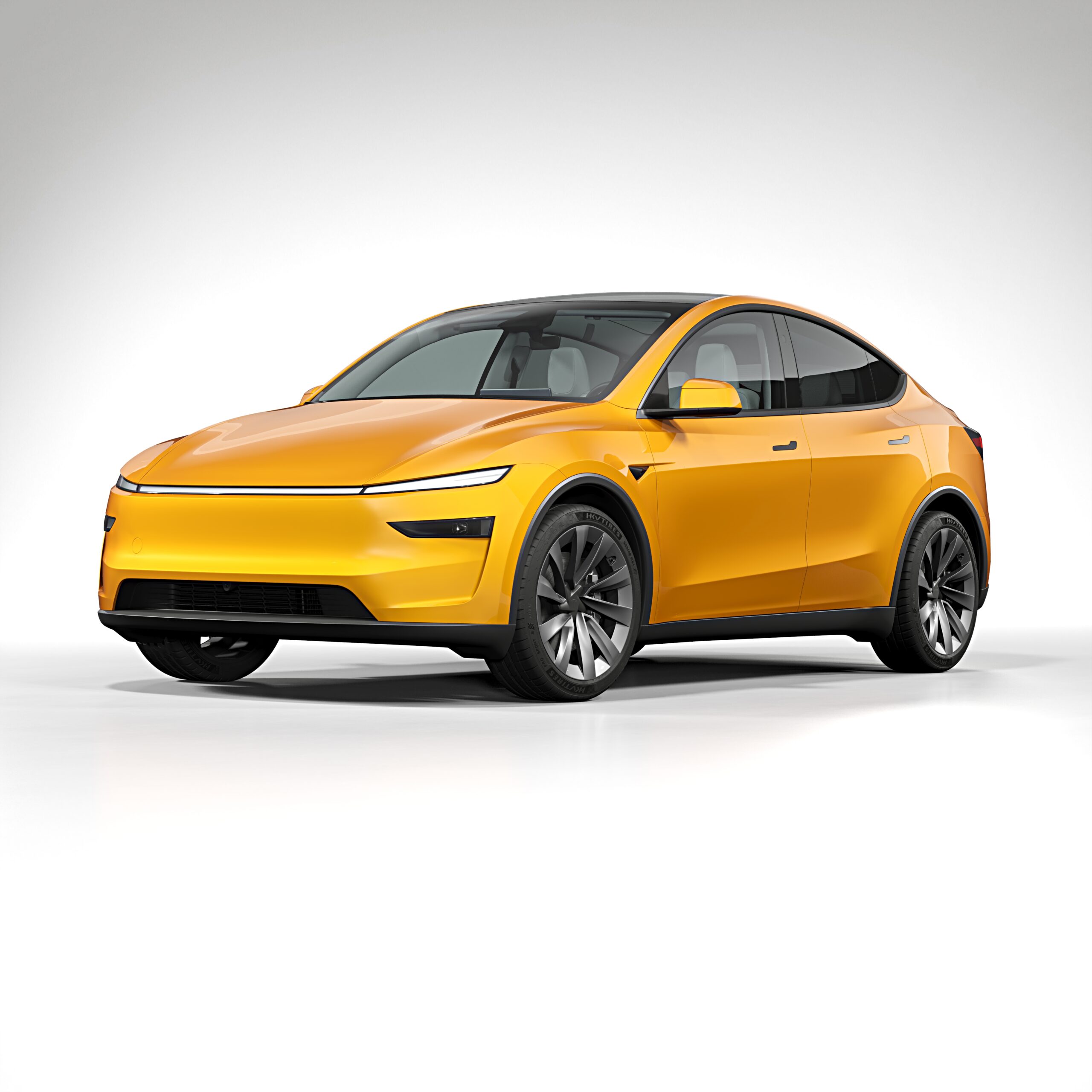 2025 Tesla Model Y gloss harvest yellow 0001 scaled