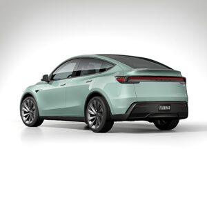 2025 Tesla Model Y gloss moonrock green 0002 scaled