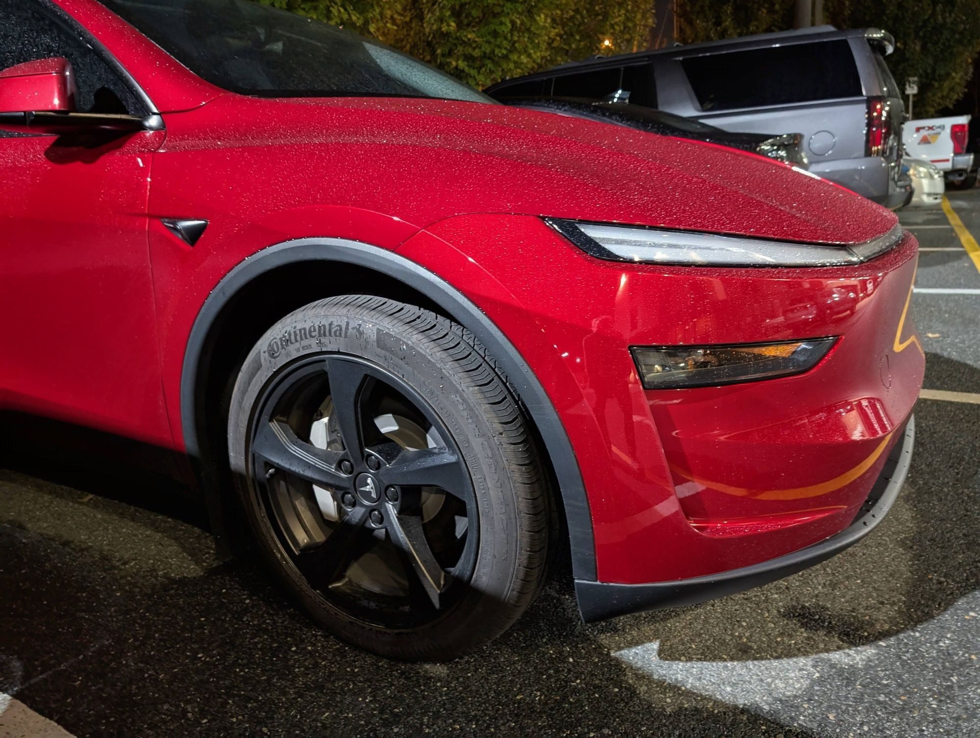 Model Y Juniper Front PPF kit installed by customer Jeffrey 