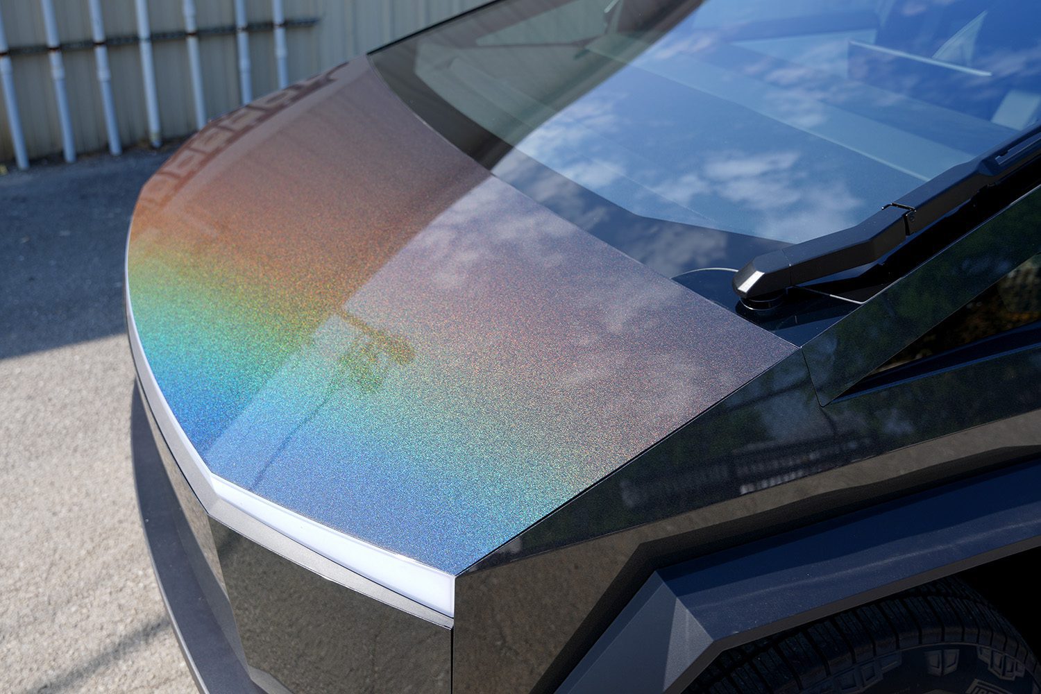 Cybertruck Black Laser Color PPF 